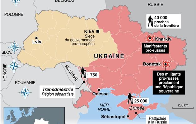 La tension monte dans l'est de l'Ukraine [S.Ramis/A.Bommenel / AFP]
