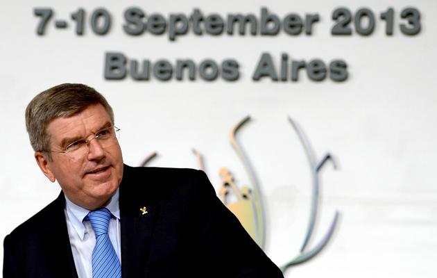Le nouveau président du Comité international olympique Thomas Bach le 11 septembre 2013 à Buenos Aires [Fabrice Coffrini / AFP]