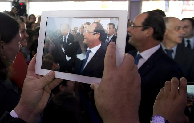 Le président français François Hollande à Brasilia le 12 décembre 2013 durant l'inauguration du lycée français François Mitterrand [Alain Jocard / AFP]