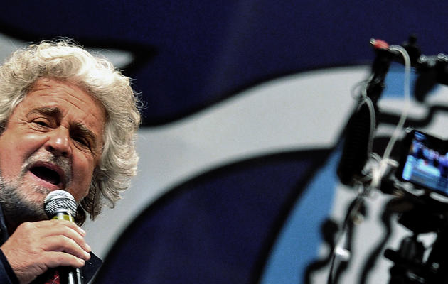 Beppe Grillo, le 24 mai 2013 à Rome [Tiziana Fabi / AFP/Archives]
