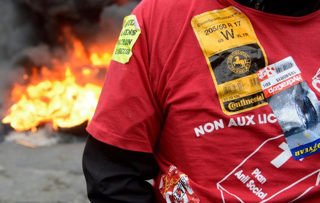 Manifestation de salariés de Continental, le 3 juin 2013, à Amiens [Denis Charlet / AFP/Archives]