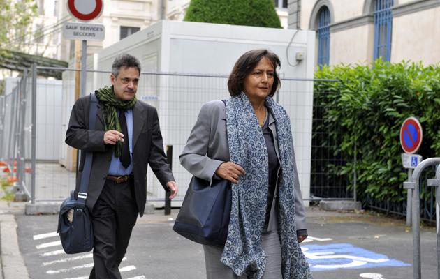 Les parents d'Agnès Marin arrivent le 28 juin 2013 au tribunal du Puy-en-Velay [Thierry  Zoccolan / AFP]