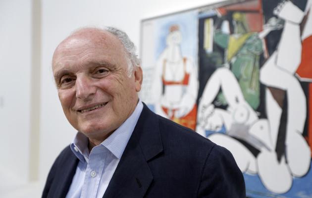 Le collectionneur d'art David Nahmad, le 12 juillet 2013 au Grimaldi Forum de Monaco [Valery Hache / AFP]