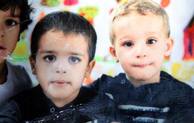 Reproduction fournie le 27 juillet 2013 de la photo des jumeaux Yanis et Mehdi [Pascal Pochard-Casbianca  / AFP]