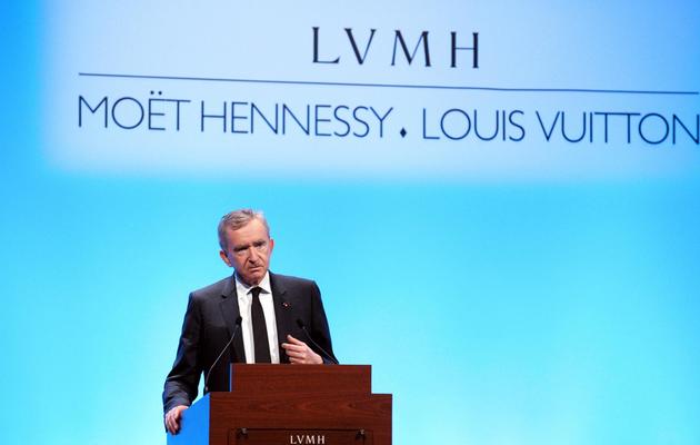 Le Pdg de LVMH Bernard Arnault lors de la présentation annuelle des résultats du groupe, le 31 janvier 2013 à Paris [Eric Piermont / AFP/Archives]