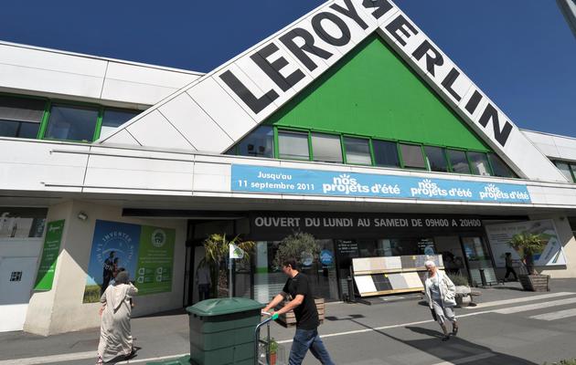 L'entrée d'un magasin Leroy Merlin [Philippe Huguen / AFP/Archives]