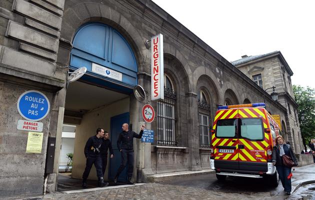 L'entrée des urgences à l'Hôtel-Dieu à Paris, le 16 mai 2013 [ / AFP/Archives]