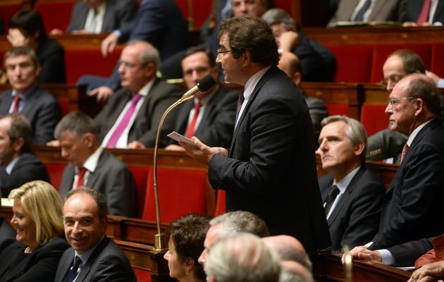 Christian Jacob le 12 novembre 203 à l'Assemblée nationale à Paris [Bertrand Guay / AFP/Archives]