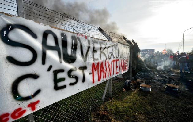 L'usine Goodyear d'Amiens, le 5 décembre 2013, après l'annonce de la fermeture du site [Denis Charlet / AFP]