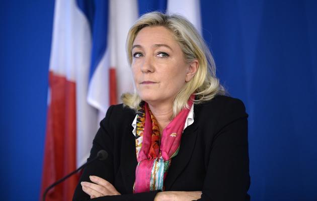 La présidente du Front National Marine Le Pen au siège de son parti à Nanterre le 17 décembre 2013 [Martin Bureau / AFP/Archives]