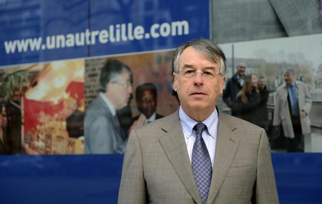 Le candidat UMP Jean-Rene Lecerf le 6 janvier 2014 à Lille [Denis Charlet / AFP/Archives]