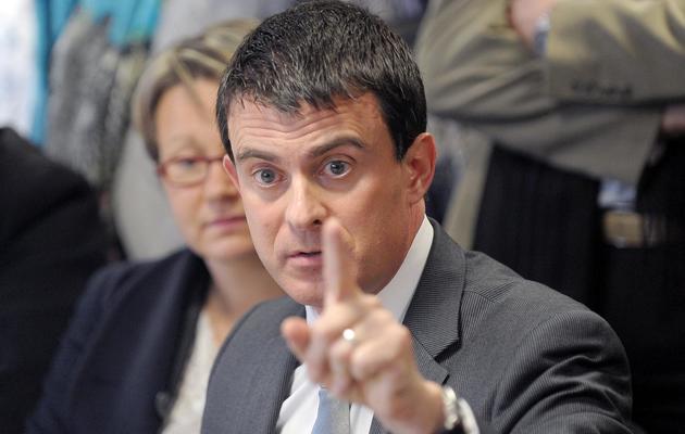 Le ministre de l'Intérieur Manuel Valls, près de Rennes, le 9 janvier 2014   [Jean-Sébatsien Evrard / AFP]