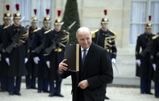 Le ministre des Affaires étrangères Laurent Fabius à l'Elysée à Paris le 26 mars 2014 [Alain Jocard / AFP/Archives]