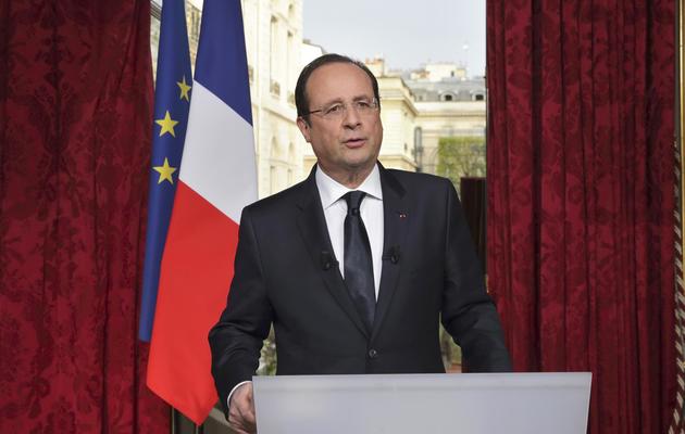 Francois Hollande le 31 mars 2014 à l'Elysée à Paris  [Philippe Wojazer / Pool/AFP]