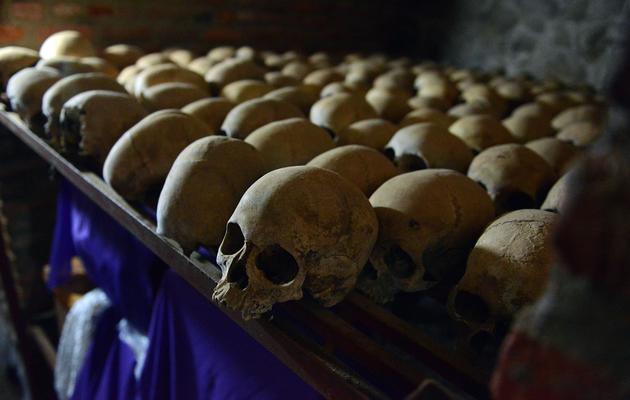 Le memorial du Genocide de Nyamata, à l'intérieur d'une église où des milliers de gens ont été massacrés durant le génocide de 1994.  [Simon Maina / AFP/Archives]