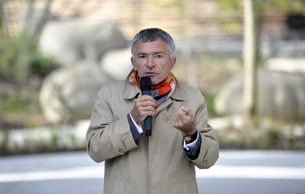 Thomas Grenon, directeur général du Muséum national d'histoire naturelle, en charge de l'exploitation du zoo, le 8 avril 2014 à Vincennes [Martin Bureau / AFP/Archives]
