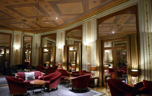 Salon de l'hôtel Lutetia à Paris le 10 avril 2014. [Franck Fife / AFP]
