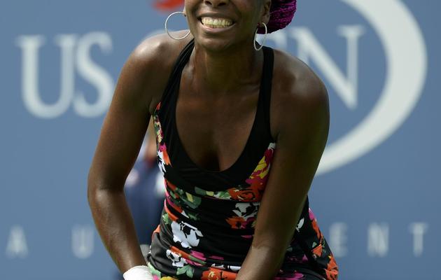 Venus Williams le 26 août 2013 à New York lors du match l'opposant à Flipkens [Timothy Clary / AFP]