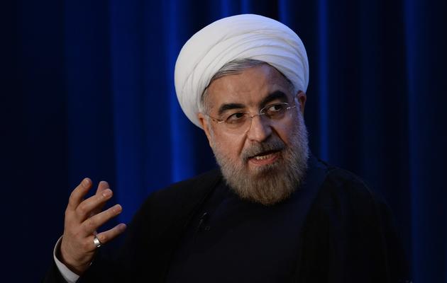 Le président iranien Hassan Rohani le 26 septembre 2013 à New York [Emmanuel Dunand / AFP]