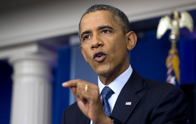 Le président Barack Obama, le 8 octobre 2013 à La Maison Blanche, à Washington [Saul Loeb / AFP]