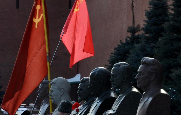La mort de Staline commémorée le 5 mars 2013 à Moscou [Kirill Kudryavtsev / AFP]