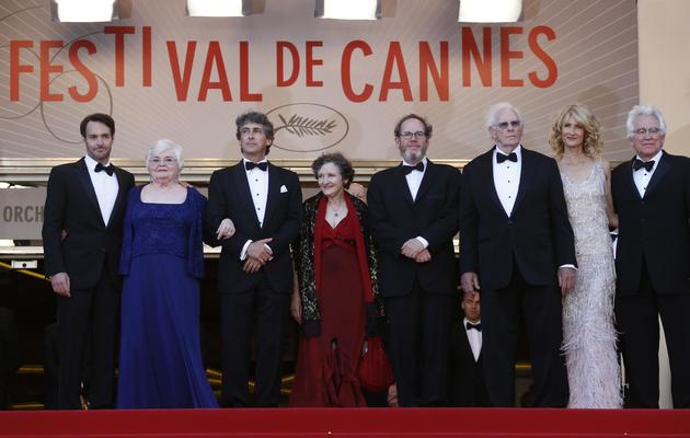 L'équipe du film "Nebraska", le 23 mai 2013 au 66e Festival de Cannes [Valery Hache / AFP]