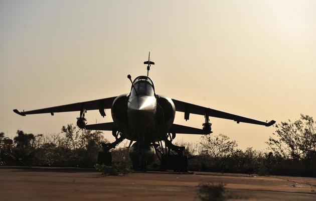 Un Mirage F1 de l'armée française sur la base 101 près de Bamako le 14 janvier 2013 [Issouf Sanogo / AFP]