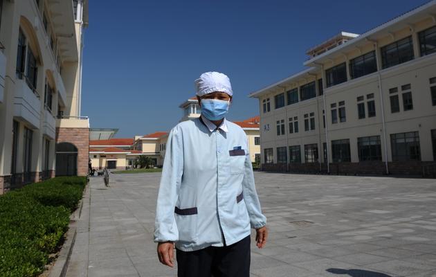 Une infirmière, le 14 mai 2013 dans un hôpital de Shanghaï [Peter Parks / AFP]