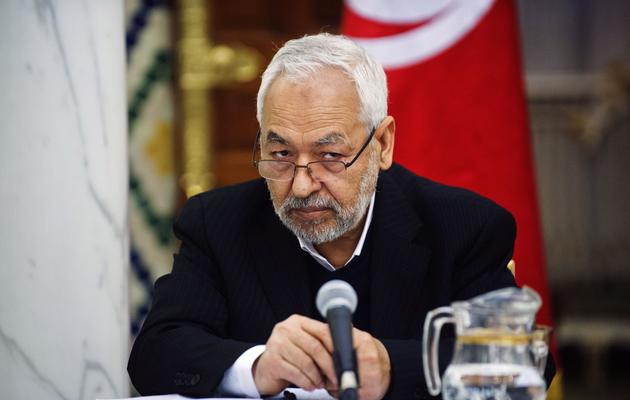 Le chef du parti islamiste Ennahda, Rached Ghannouchi, le 15 février 2013 à Carthage [Gianluigi Guercia / AFP/Archives]