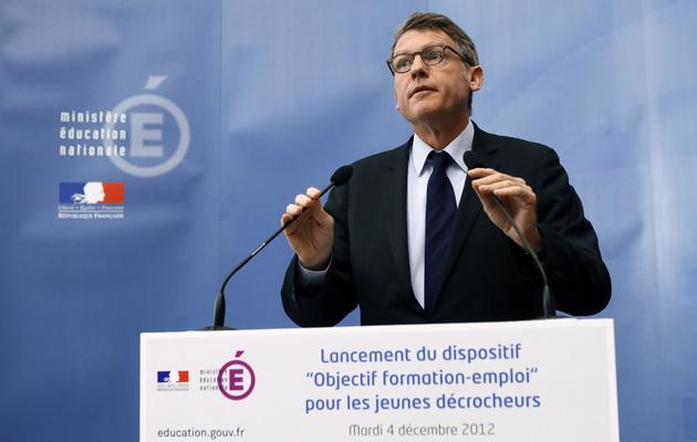 Vincent Peillon le 4 décembre 2012 à Paris [Patrick Kovarik / AFP]