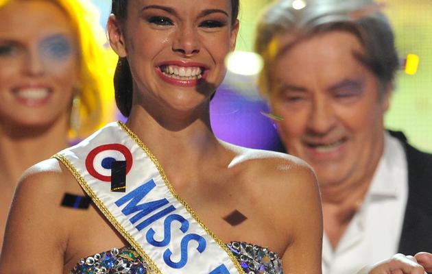 Marine Lorphelin, 19 ans, élue nouvelle Miss France 2013, le 9 décembre 2012 à Limoges [Pierre Andrieu / AFP]