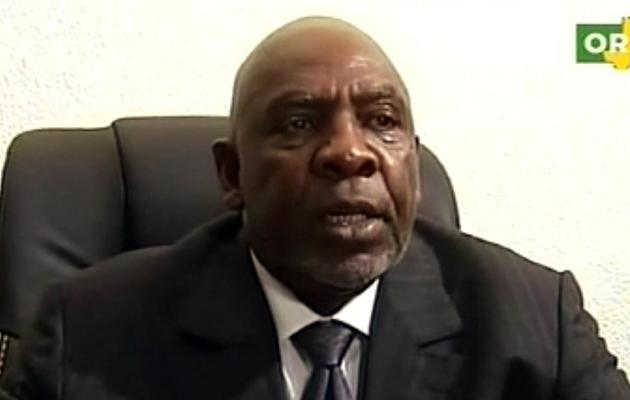 Capture d'image de la télévision ORTM montrant le Premier ministre malien Cheick Modibo Diarra annonçant sa démission, le 11 décembre 2012 à Bamako [ / ORTM/FP]