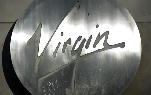 Le logo de Virgin dans le magasin des Champs-Elysées [Lionel Bonaventure / AFP/Archives]