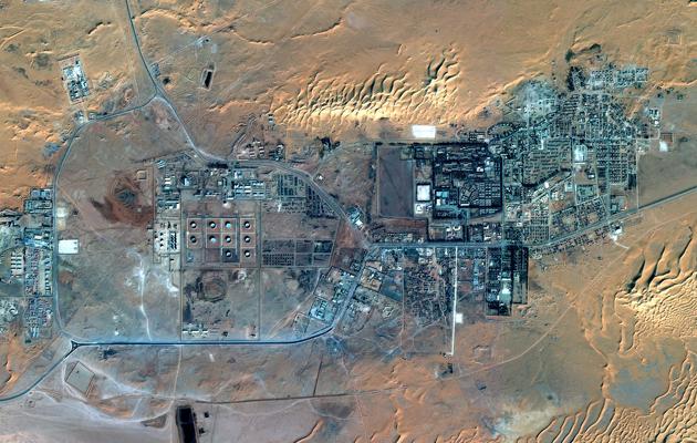 Vue satellite du site gazier d'In Amenas, en Algérie, le 18 janvier 2013 [ / EADS/Astrium services 2013 / AFP/Archives]