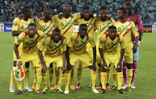 Les joueurs maliens avant un match de la CAN face à la RD Congo, le 28 janvier 2013 à Durban. [Francisco Leong / AFP]