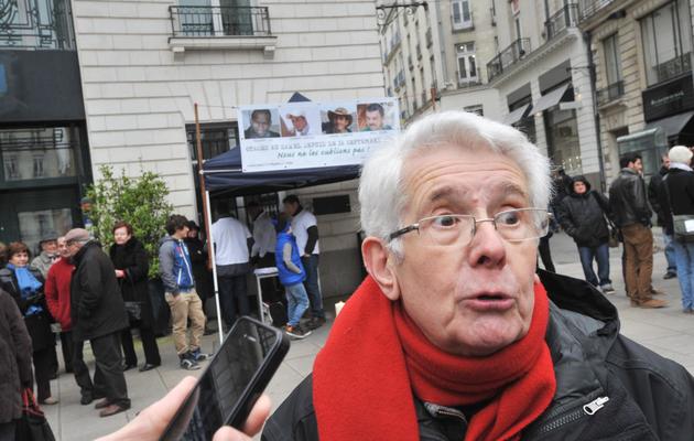 René Robert, grand-père de Pierre Legrand, le 2 mars 2013 à Nantes [Frank Perry / AFP]