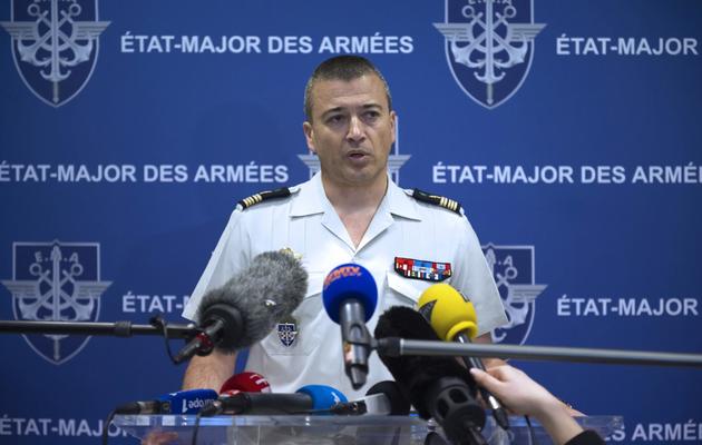 Thierry Burkhard, porte-parole de l'état-major des armées, le 3 mars 2013 à Paris [Lionel Bonaventure / AFP]