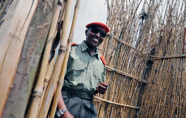 Le chef rebelle Bosco Ntaganda, le 11 janvier 2009 près de Goma [Lionel Healing / AFP/Archives]