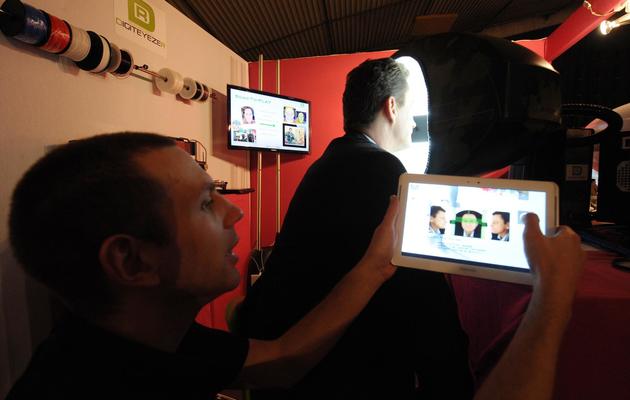 Le processus "Scan to Print" présenté à Laval, le 20 mars 2013 [Jean-Francois Monier / AFP]