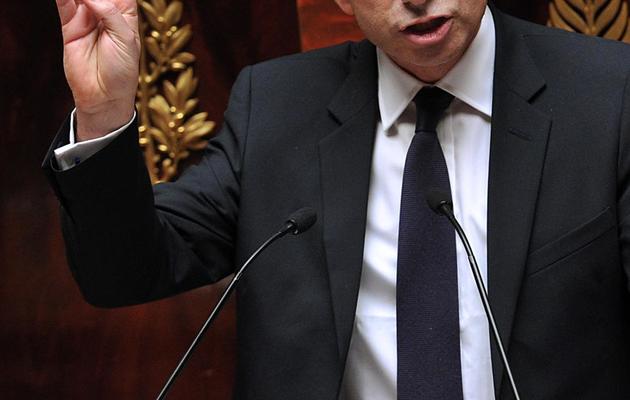 Le président de l'UMP, Jean-François Copé, s'exprime à l'Assemblée nationale le 20 mars 2013 [Pierre Andrieu / AFP]