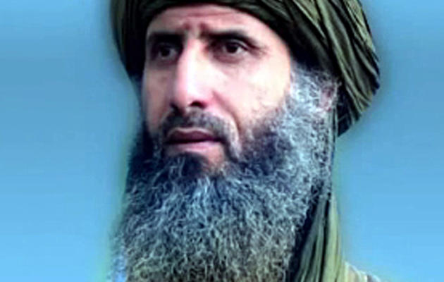 Image issue d'une capture vidée postée le 6 mai 2013 sur YouTube et montrant Abou Obeida Youssef Al-Annabi, présenté comme le chef d'al-Qaïda en Afrique du Nord [ / YouTube/AFP]