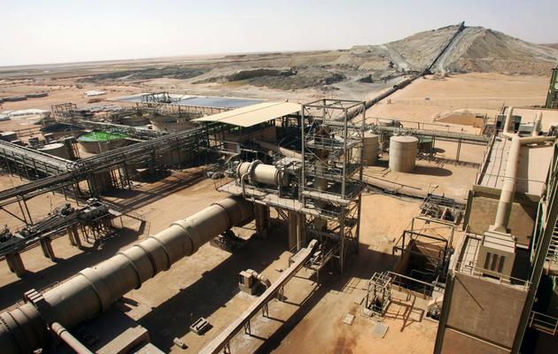 La mine de Somaïr exploitée par le groupe Areva, le 23 février 2005 à Arlit [Pierre Verdy / AFP/Archives]