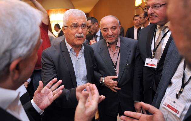 le chef par intérim de l'opposition syrienne, George Sabra, le 25 mai 2013 à Istanbul [Ozan Kose / AFP]