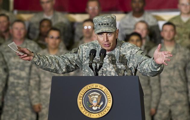 David Petraeus le 3 décembre 2010 sur la base de Bagram en Afghanistan [Jim Watson / AFP/Archives]