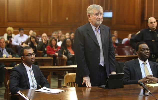 William Taylor, avocat de DSK, le 10 décembre 2012 au tribunal du Bronx, à New York [Seth Wenig / Pool/AFP]