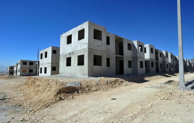 Des immeubles en construction le 8 janvier 2013 au nord de Port-au-Prince [Thony Belizaire / AFP]