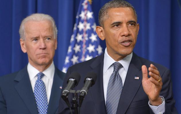 Le président des Etats-Unis Barack Obama, le 16 janvier 2013 à Washington [Mandel Ngan / AFP]
