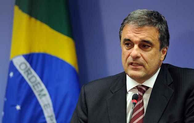 Le ministre de la Justice brésilien Eduardo Cardozo à Brasilia le 2 septembre 2013 [Evaristo Sa / AFP/Archives]