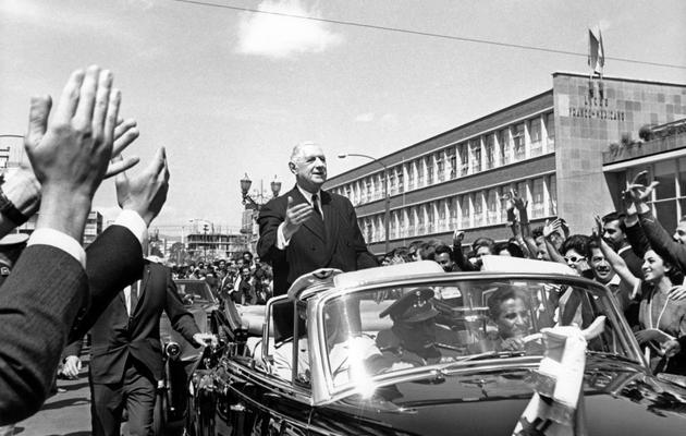 Visite de Charles de Gaulle au Mexique le 18 mars 1964 [- / AFP/Archives]