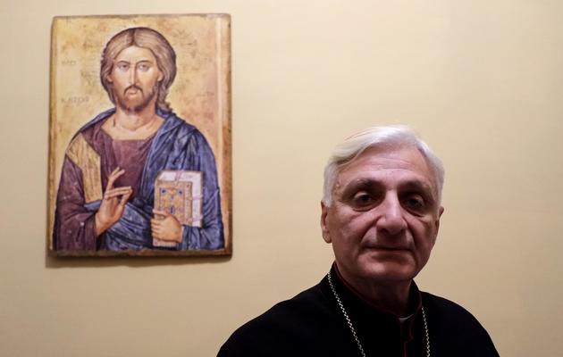 L'évêque d'Alep, Mgr Antoine Audo, le 4 janvier 2013 à Rome   [Alberto Pizzoli / AFP/Archives]